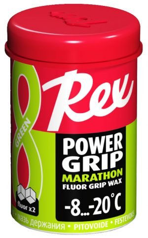 Rex maža za oprijem tekaških smuči Power grip Green - maža za oprijem klasičnih tekaških smuči.