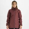 Sportful Jakna Xplore Hardshell Wine Red W – ženska nepremočljiva športna jakna v rdeči barvi
