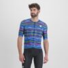 sportful kolesarska majica bomber multicolor blue