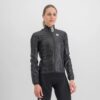 Sportful Vetrovka Hot Pack Easylight W Black – ženska zložljiva kolesarska vetrovka, odporna na veter in vodo.