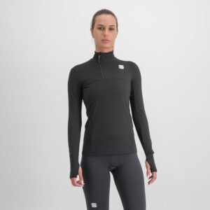 Sportful Majica Cardio Tech Wmn Black – dolga športna majica za ženske.