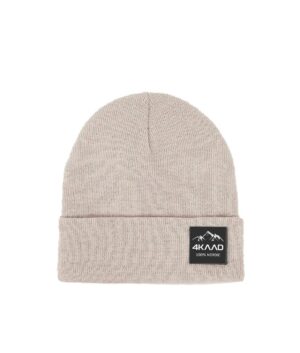 4kaad Kapa Dreamer Beanie Antique White – zimska kapa iz akrila v svetlo beli barvi z nordijskim dizajnom.