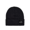 4kaad Kapa Dreamer Beanie Black – črna zimska kapa iz akrila z nordijskim minimalističnim dizajnom.