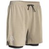 Bjorn Daehlie kratke hlače Run 2 in 1 bež- moške športne kratke hlače.