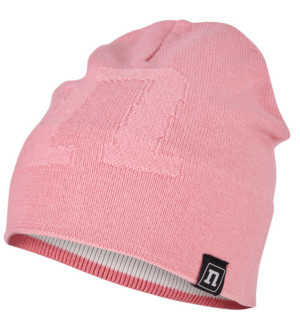 Noname kapa knit v svetlo roza barvi - unisex