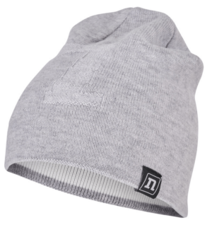Noname kapa knit v svetlo sivi barvi - unisex