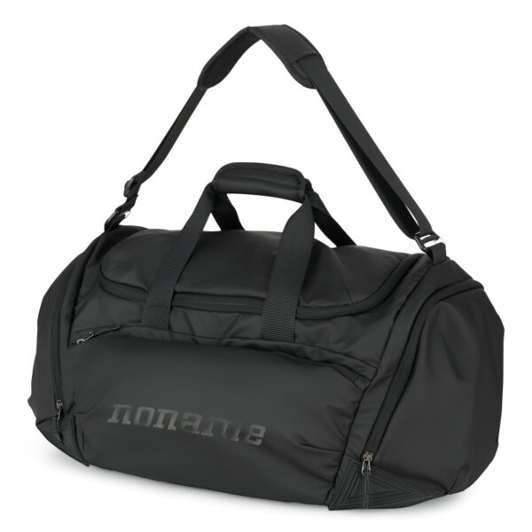 Noname Torba Duffel UX 24 Black – športna torba iz vodoodporne tkanine z žepi na zadrgo.