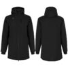Noname Jakna Wass Padded Parka UX Black – zimska jakna z izolirano kapuco in TPU premazom za odpornost proti vodi.