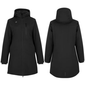 Noname Jakna Wass Padded Parka WO Black – zimska jakna z izolirano kapuco in TPU premazom za odpornost proti vodi.