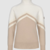 Johaug volnen pulover alpine rollerneck beige- ženski volnen pulover