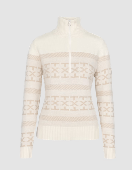 Johaug volnen pulover dalsbygda v tofu barvi - zimski ženski pulover