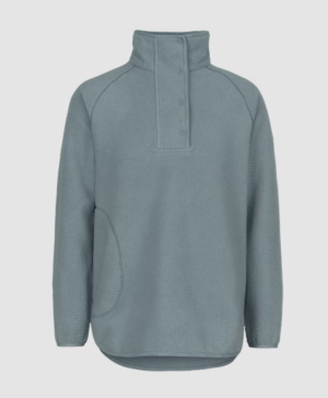 Johaug pulover fusion pile oversized green blue - ženski flis pulover