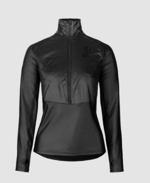 Johaug Majica Gleam Primaloft Hahlfzip black - lahek ženski pulover