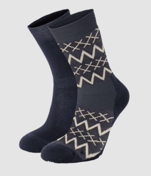 Johaug nogavice wool blue - zimske volnene nogavice