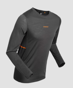 Bjorn Daehlie športno perilo performance wool long sleeve black - Tehnična majica
