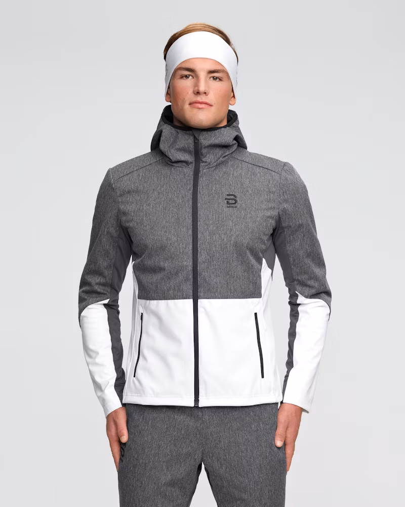 Bjorn Daehlie Pulover Oslo Navy – moški pulover z elastičnimi zaključki in izvezenim logotipom.