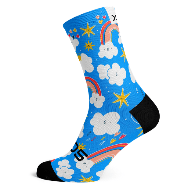 Sox nogavice rainbow - visoke športne nogavice.