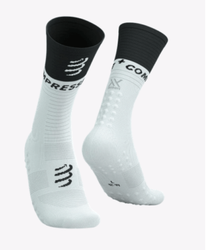 Compressport nogavice mid V2.0 white