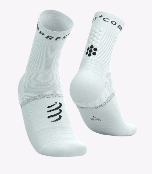 Compressport nogavice pro maraton v2.0 white