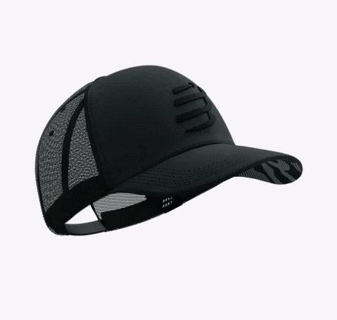 Compressport kapa s šiltom trucker black