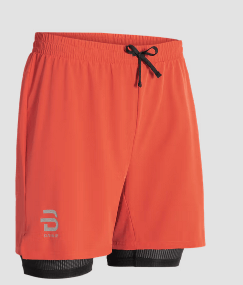 Bjorn Daehlie kratke hlače 2 in 1 red