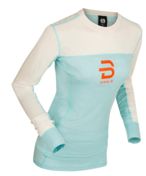 Bjorn Daehlie Perilo Majica Performance Tech W blue– tehnična ženska volnena majica