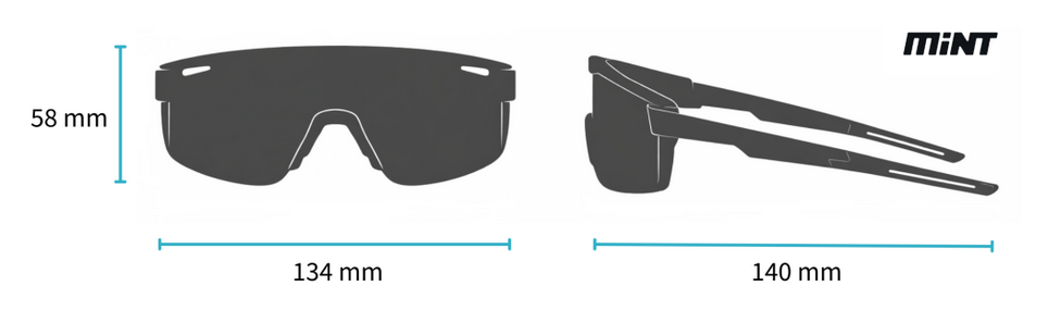 MINT Light Ahead Vision+ Black Red