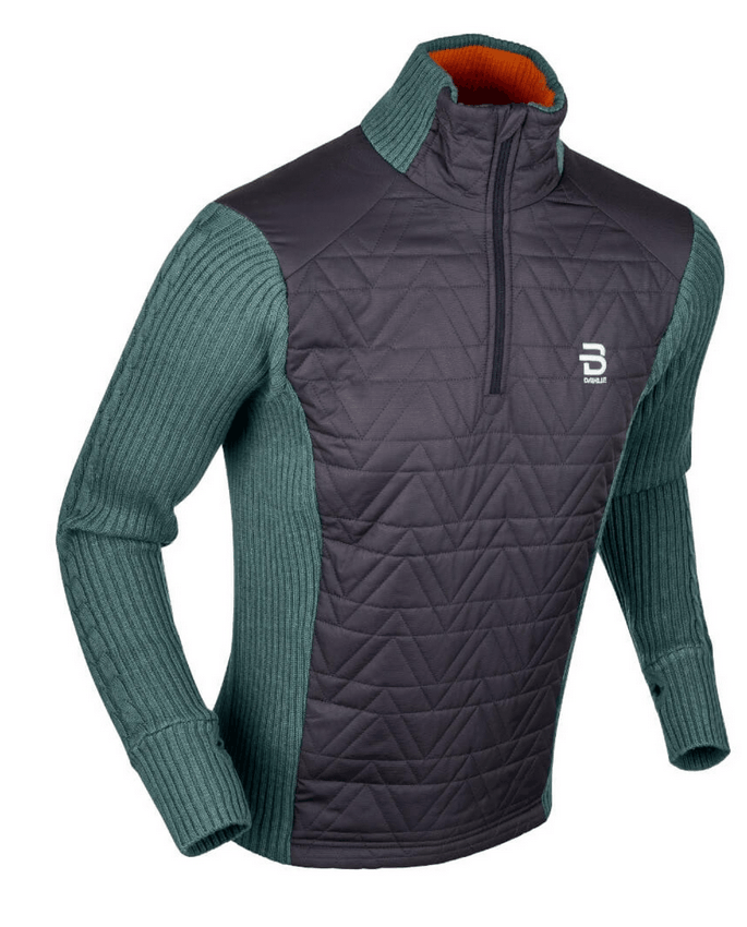 Bjorn Daehlie volneni pulover Comfy dark forest Half Zip - športni pulover za hladne dni