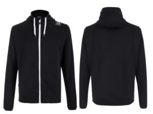 NONAME Hoodie Track UX črn pulover s kapuco