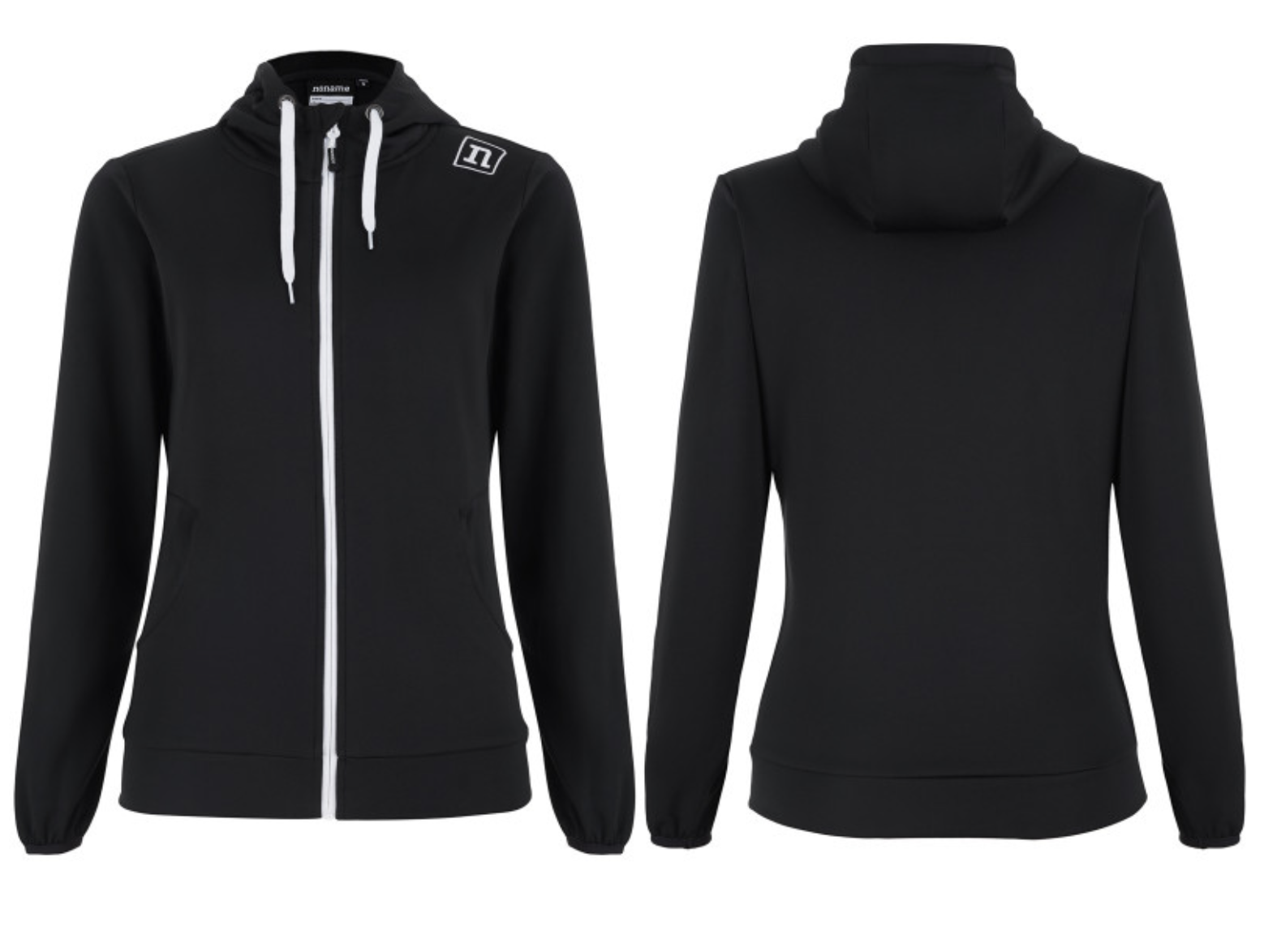 NONAME Hoodie Wo's Black – ženski pulover s kapuco
